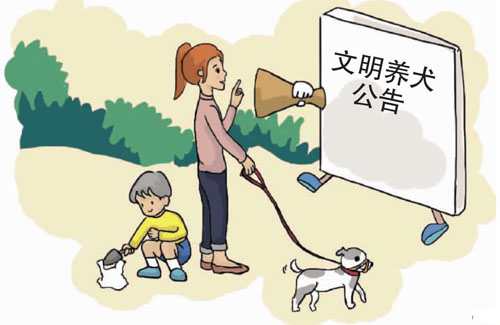 养犬条例在长沙实施近一个月 养狗人行为意识改变不大