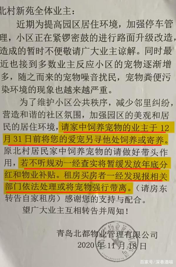 小区全面禁养宠物合理吗？你是如何看待呢？