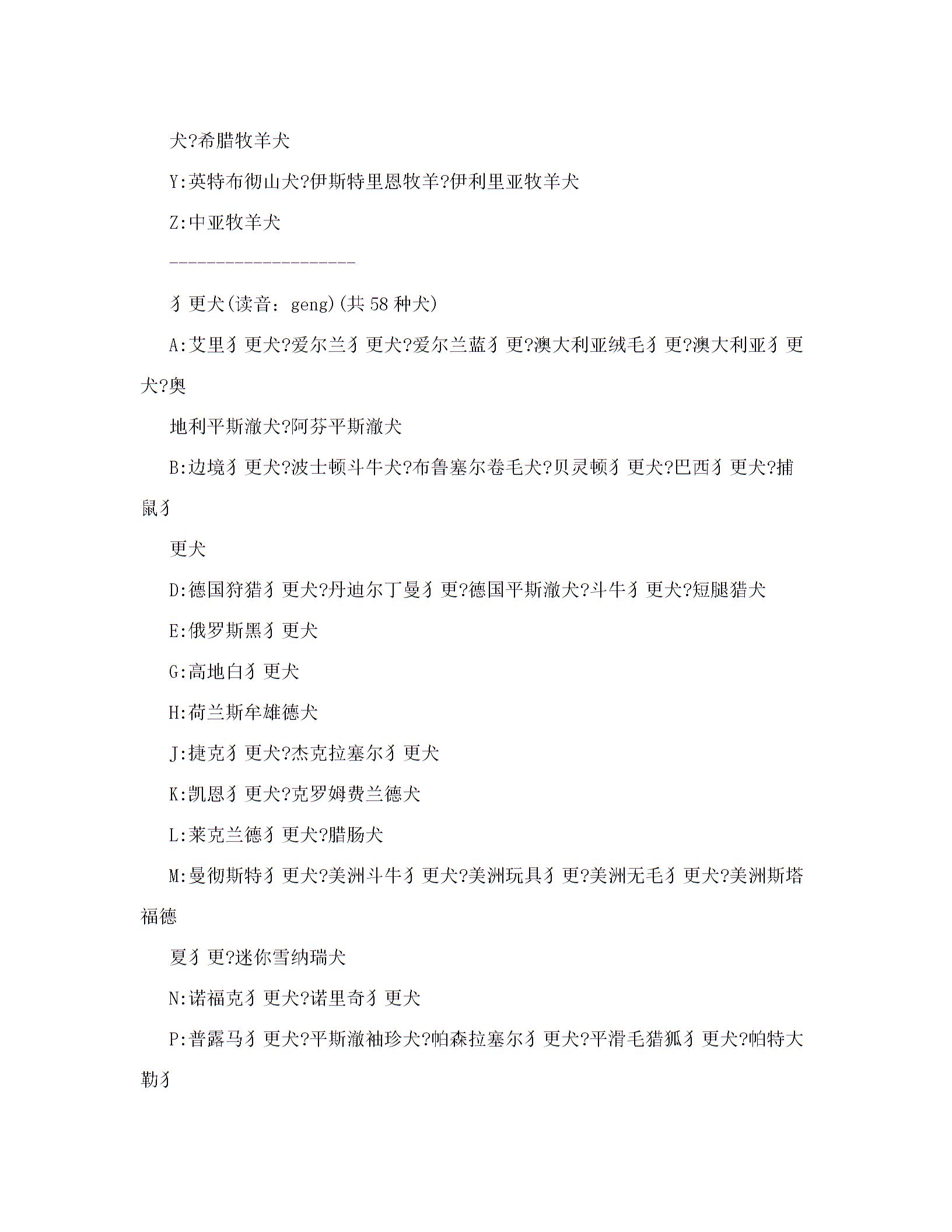 全球最丰富的宠物狗品种大全图片2